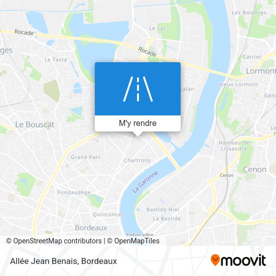 Allée Jean Benais plan