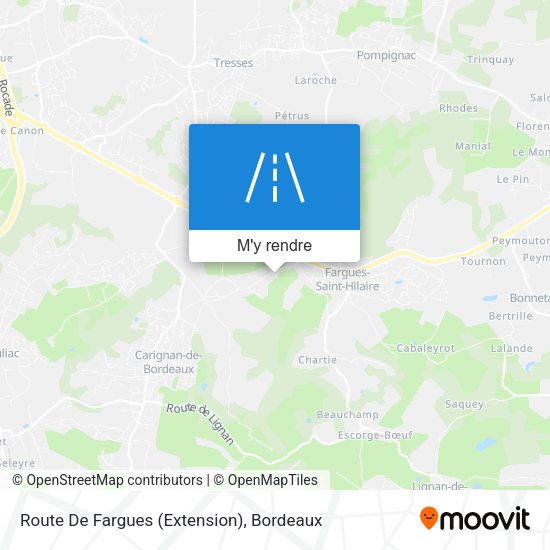 Route De Fargues (Extension) plan