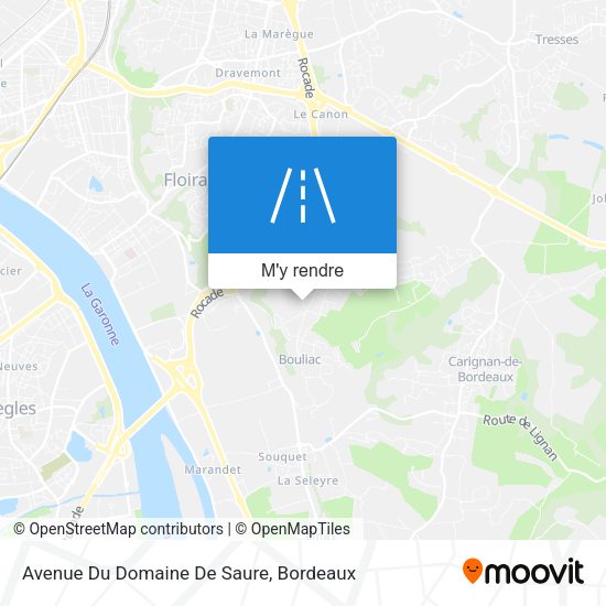 Avenue Du Domaine De Saure plan