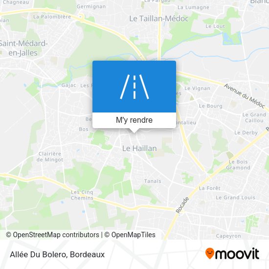 Allée Du Bolero plan