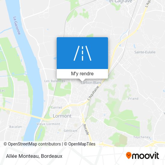 Allée Monteau plan