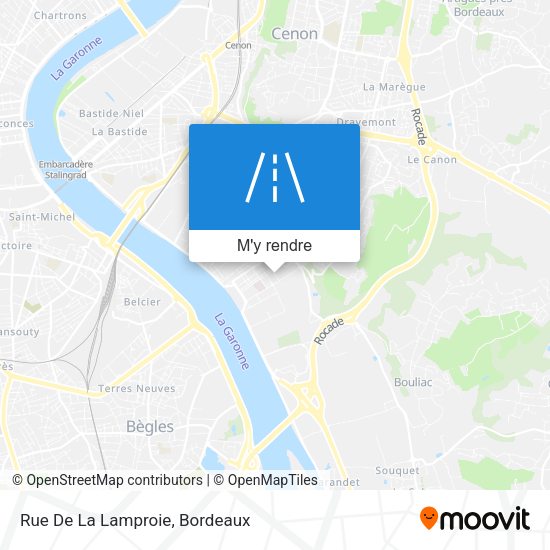 Rue De La Lamproie plan