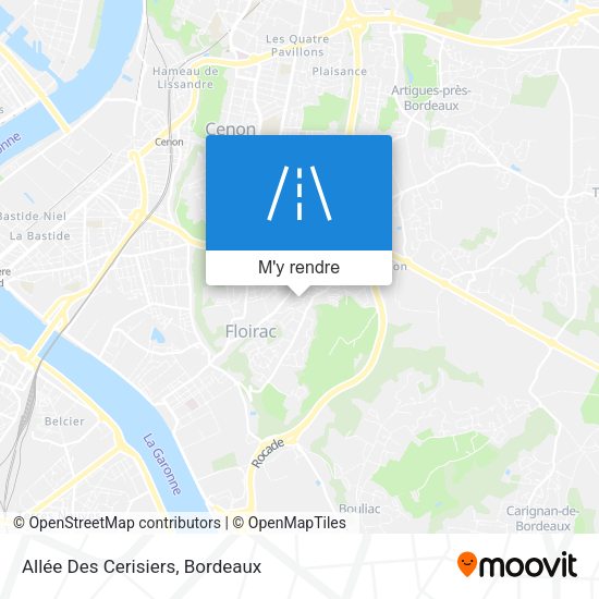 Allée Des Cerisiers plan