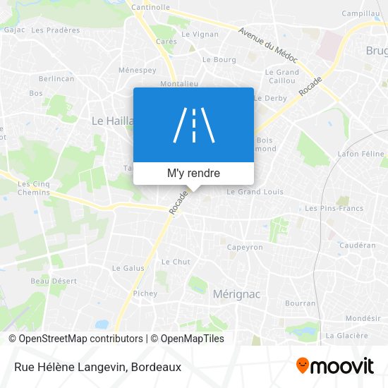 Rue Hélène Langevin plan
