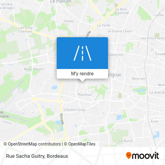 Rue Sacha Guitry plan