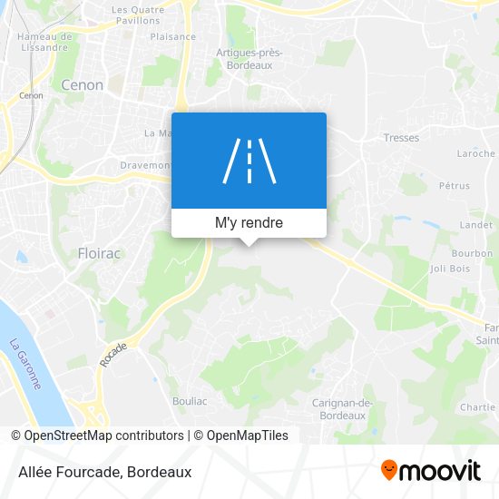 Allée Fourcade plan