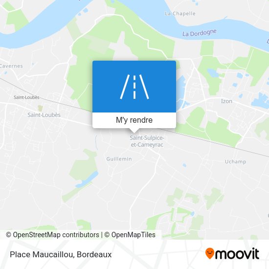 Place Maucaillou plan