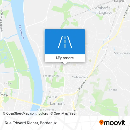 Rue Edward Richet plan