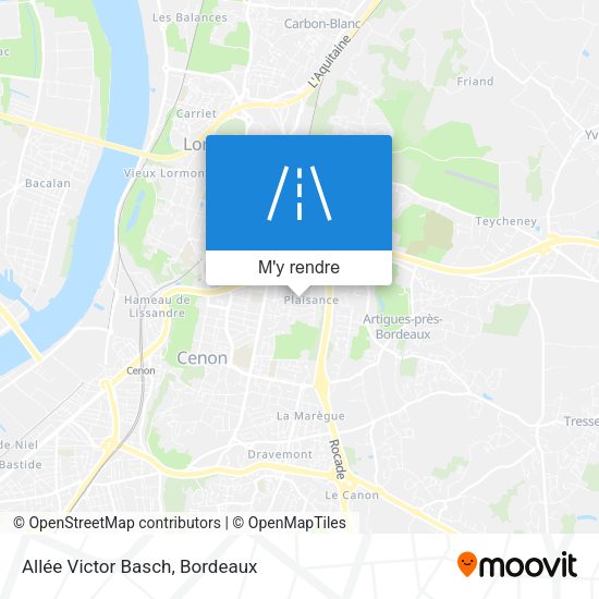 Allée Victor Basch plan