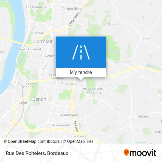 Rue Des Roitelets plan