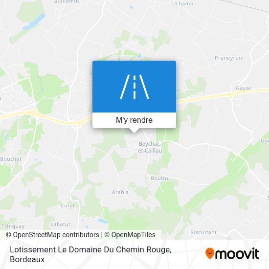 Lotissement Le Domaine Du Chemin Rouge plan