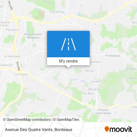 Avenue Des Quatre Vents plan