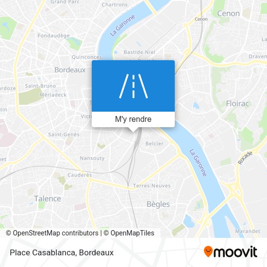 Place Casablanca plan