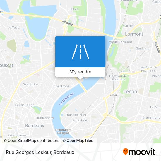 Rue Georges Lesieur plan