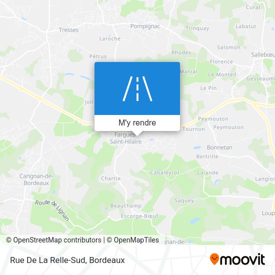Rue De La Relle-Sud plan