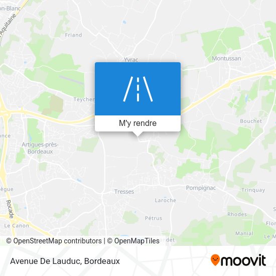 Avenue De Lauduc plan
