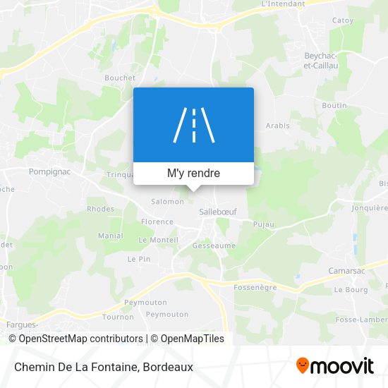 Chemin De La Fontaine plan
