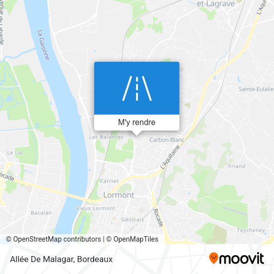 Allée De Malagar plan