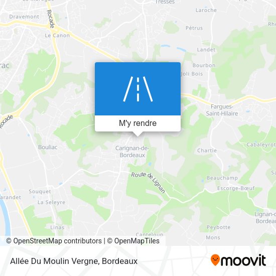 Allée Du Moulin Vergne plan