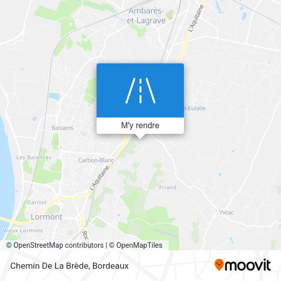Chemin De La Brède plan