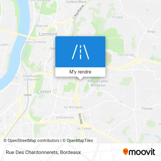 Rue Des Chardonnerets plan