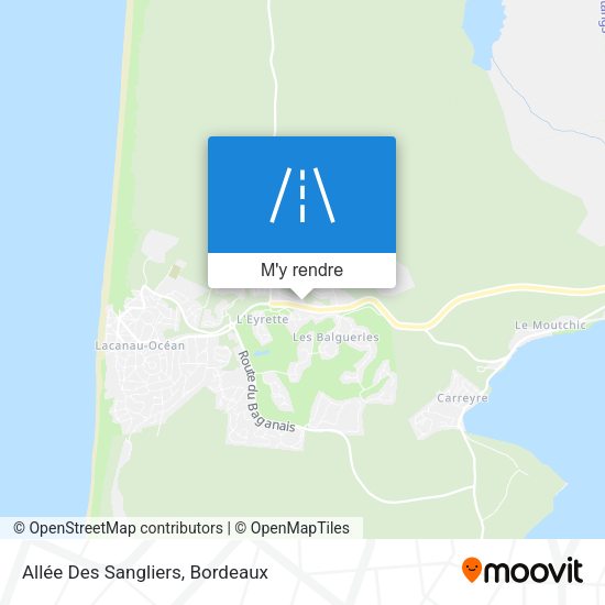 Allée Des Sangliers plan