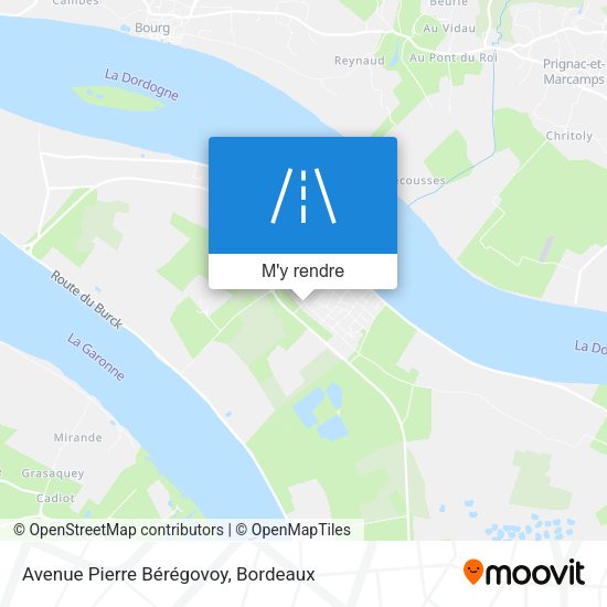 Avenue Pierre Bérégovoy plan