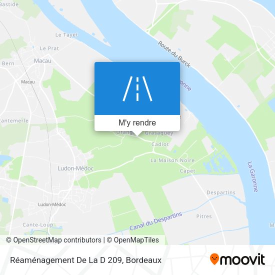 Réaménagement De La D 209 plan