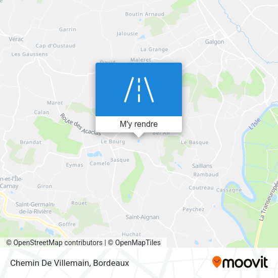 Chemin De Villemain plan