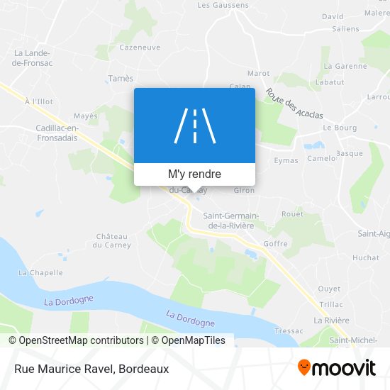 Rue Maurice Ravel plan