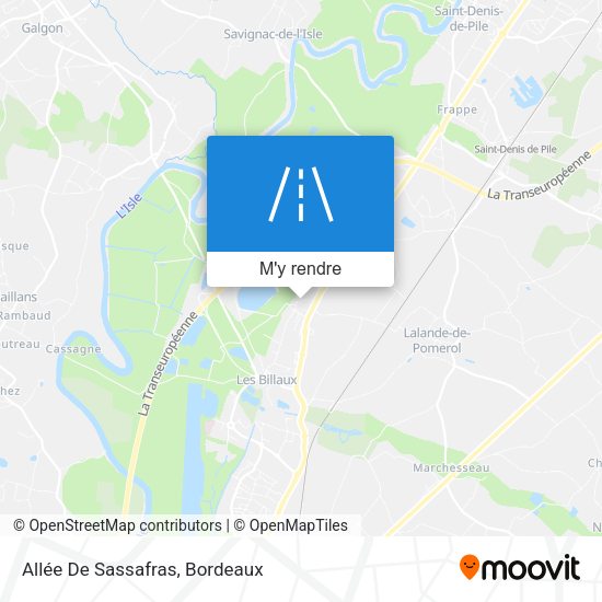Allée De Sassafras plan