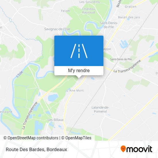 Route Des Bardes plan