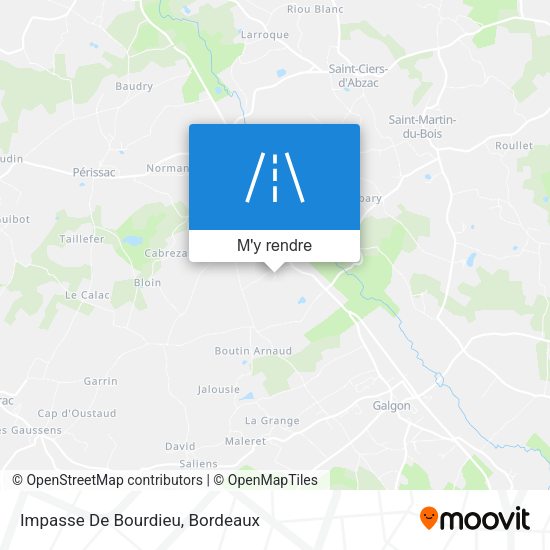 Impasse De Bourdieu plan