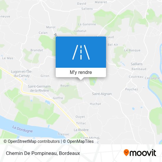 Chemin De Pompineau plan