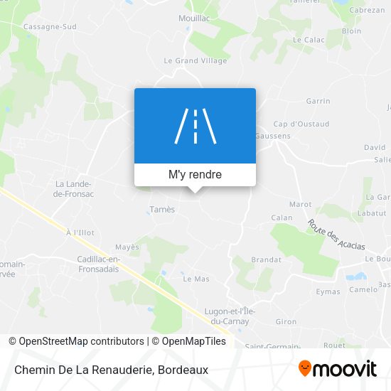 Chemin De La Renauderie plan