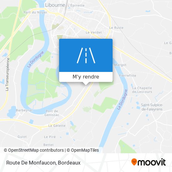 Route De Monfaucon plan