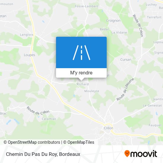 Chemin Du Pas Du Roy plan