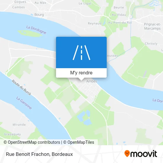 Rue Benoit Frachon plan