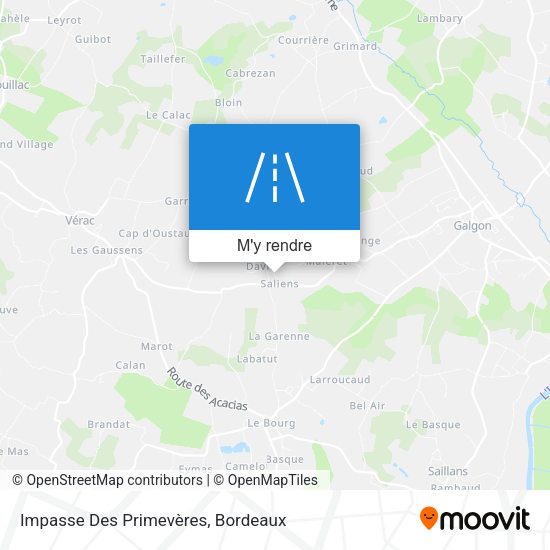 Impasse Des Primevères plan