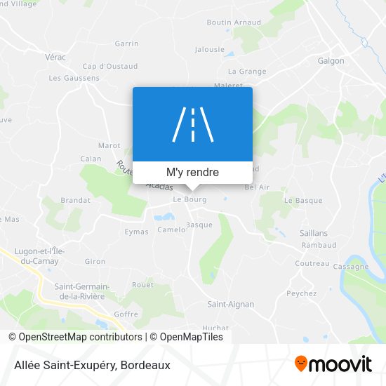 Allée Saint-Exupéry plan