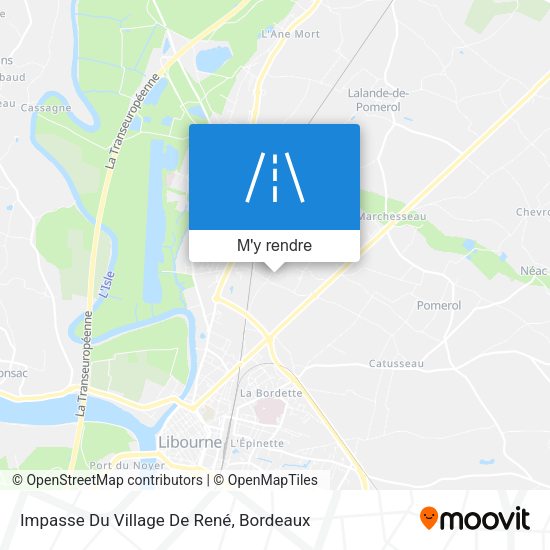 Impasse Du Village De René plan