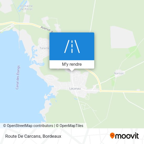 Route De Carcans plan