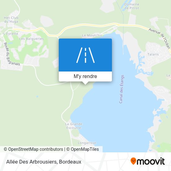Allée Des Arbrousiers plan