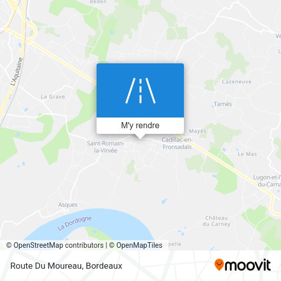 Route Du Moureau plan