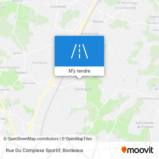 Rue Du Complexe Sportif plan