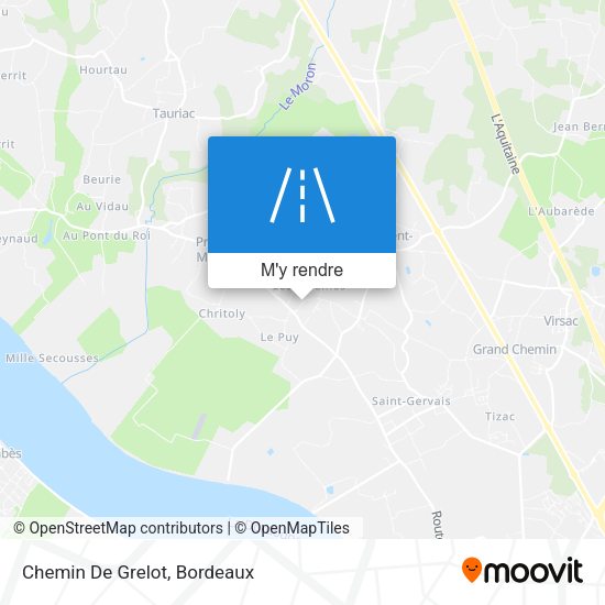 Chemin De Grelot plan