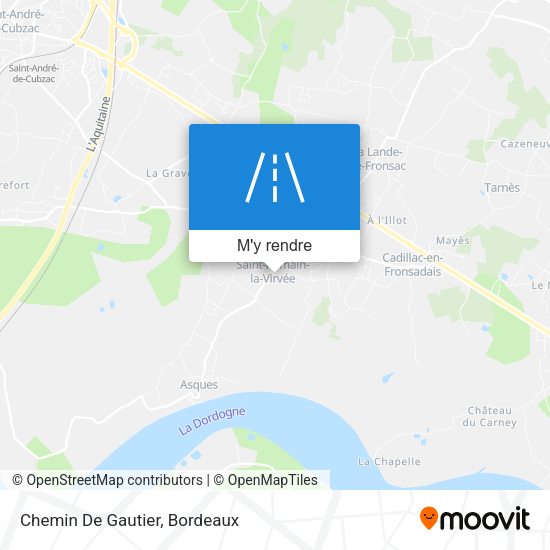 Chemin De Gautier plan