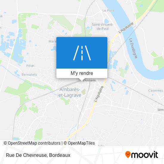 Rue De Chevreuse plan