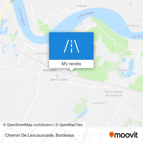Chemin De Lescaussade plan