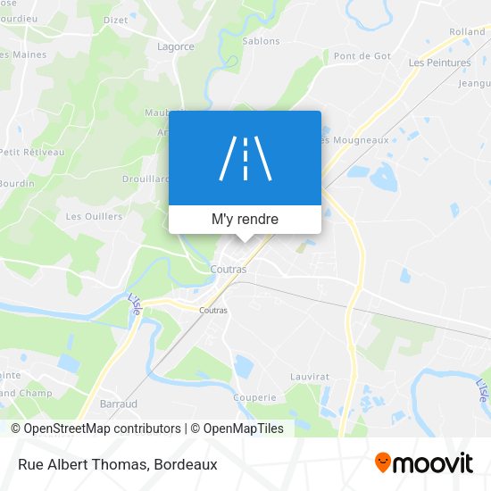 Rue Albert Thomas plan